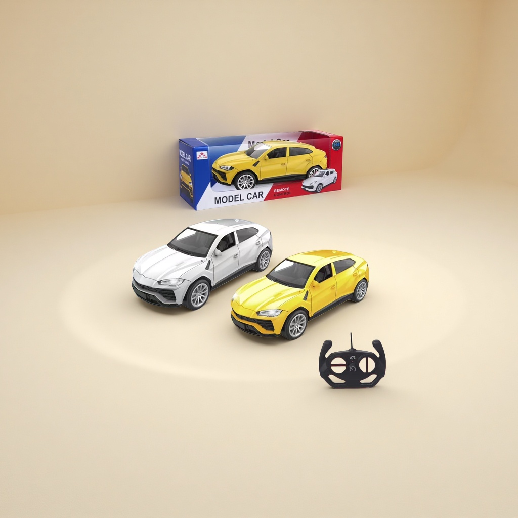 Remote control car model, alloy body, remote control off-road toy, suitable for children and adults to collect