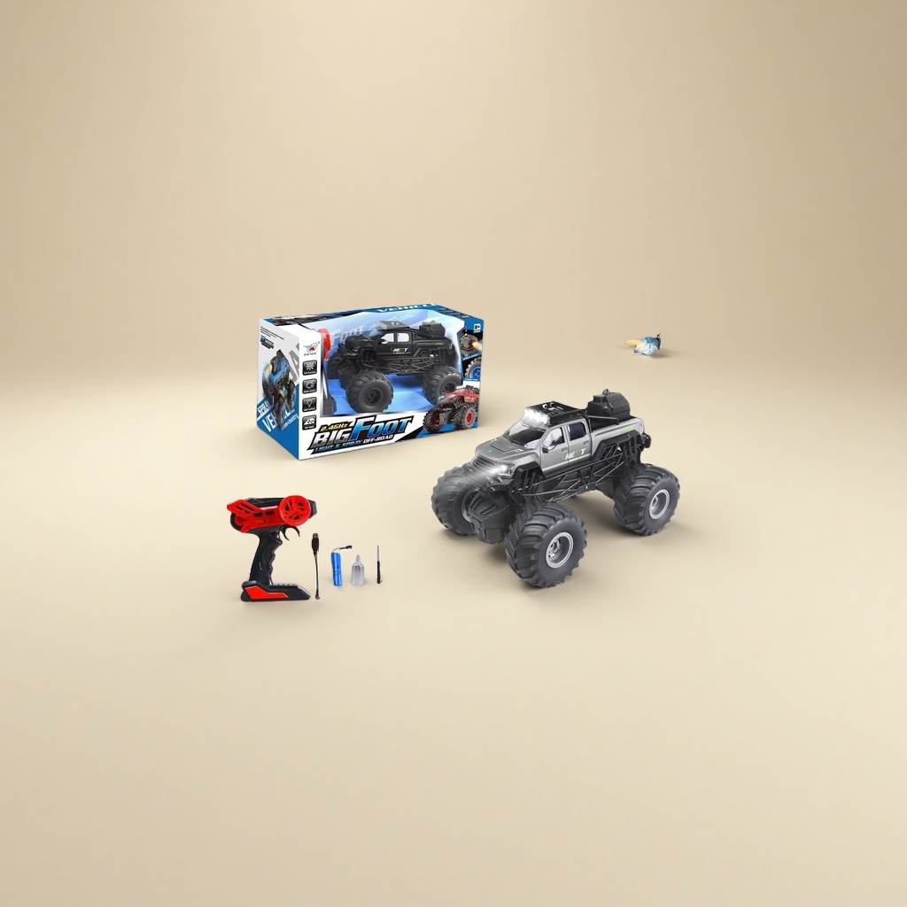 Coche de control remoto eléctrico off-road quad recargable niños coche de juguete details Picture