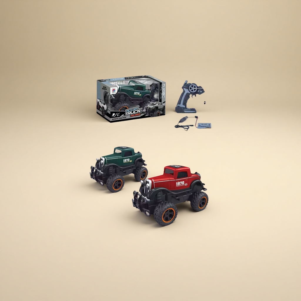 1:12 scale simulation climbing 2.4G remote-controlled vintage car, green and red remote-controlled climbing car Specification image
