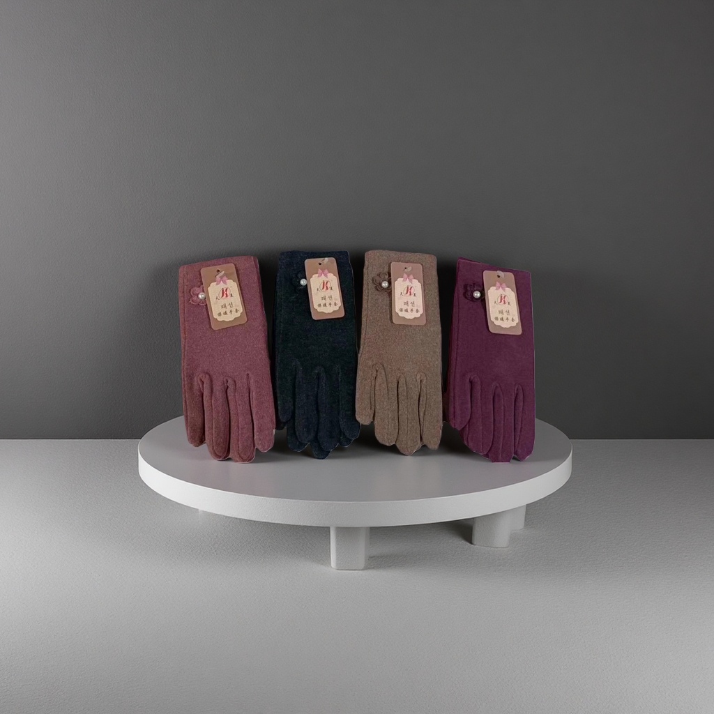 Pure cotton breathable hand gloves for both men and women, suitable for daily commuting