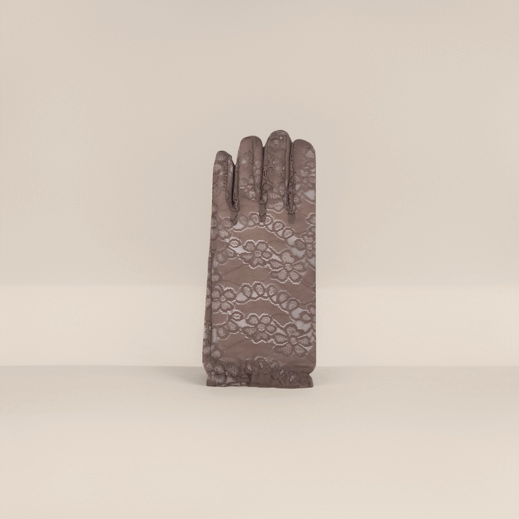 Lace gloves for women in spring and summer are thin and hollowed-out for hand decoration, keeping warm and scratch-resistant Specification image