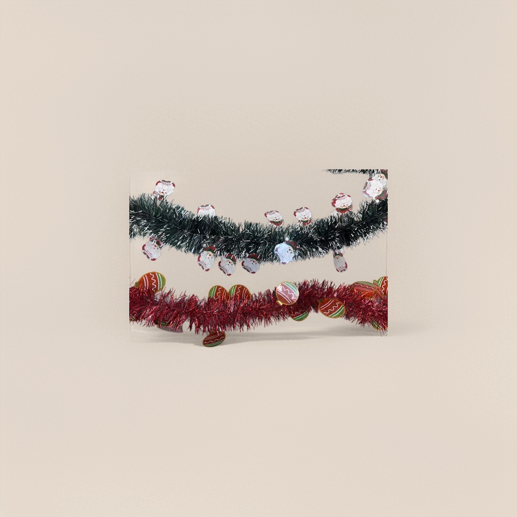 Christmas decorative ribbons and pendant sets create a festive atmosphere for home parties Application Scenario