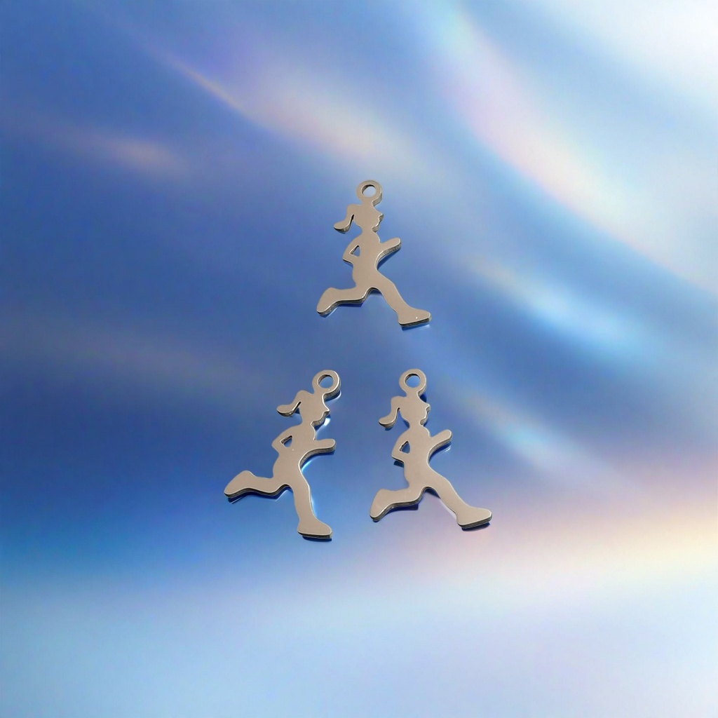 Metal dance pendant, a fashionable and personalized accessory for both men and women, made of titanium steel for ballet girls Application Scenario