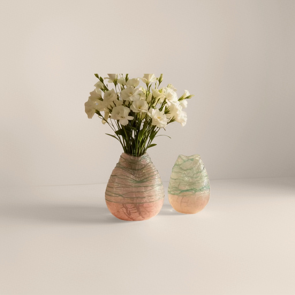 Nordic-style ceramic vases for living room flower arrangements and decorative items, high-quality appearance level home flower vases Application Scenario