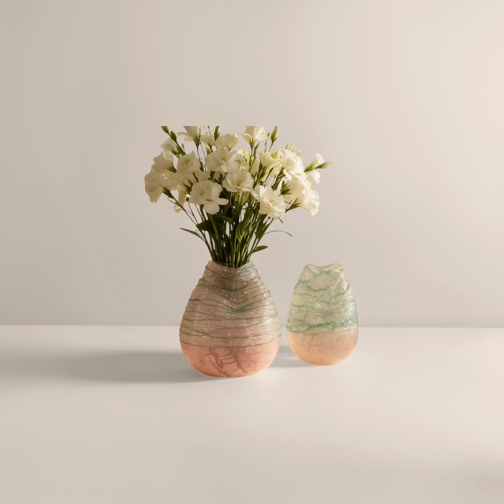 Nordic-style ceramic vases for living room flower arrangements and decorative items, high-quality appearance level home flower vases Specification image