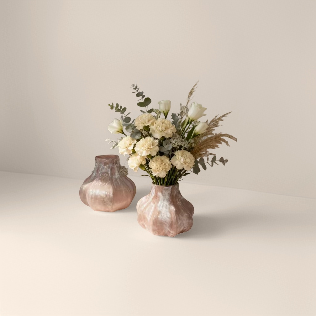 Glass vases for floral decoration and living room flower arrangements, Nordic style, simple and high appearance level
