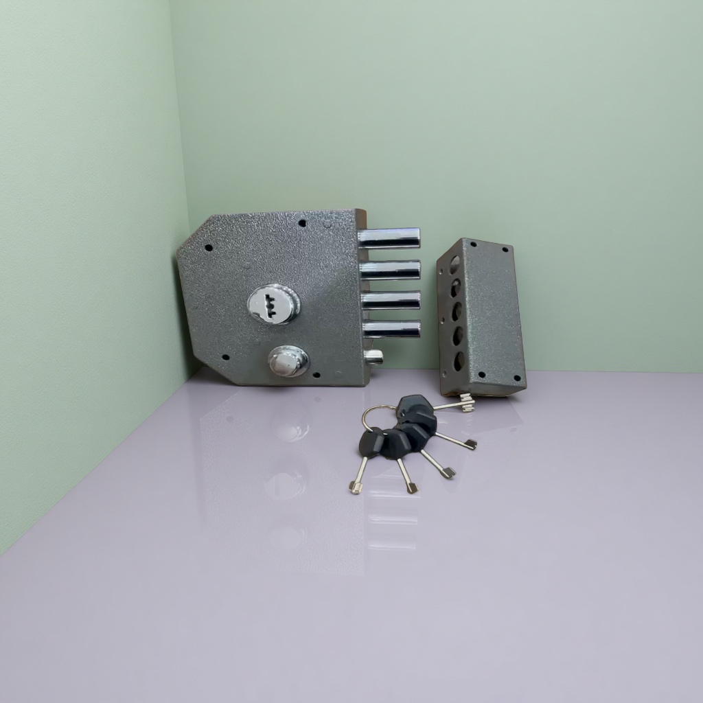 Lock and door lock, household anti-theft lock set, silent, durable and anti-picking lock details Picture