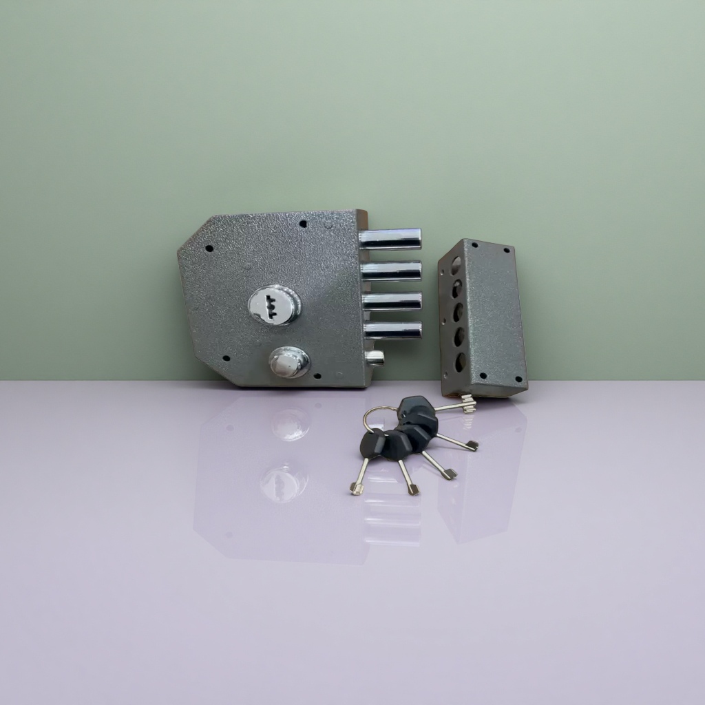 Lock and door lock, household anti-theft lock set, silent, durable and anti-picking lock Specification image