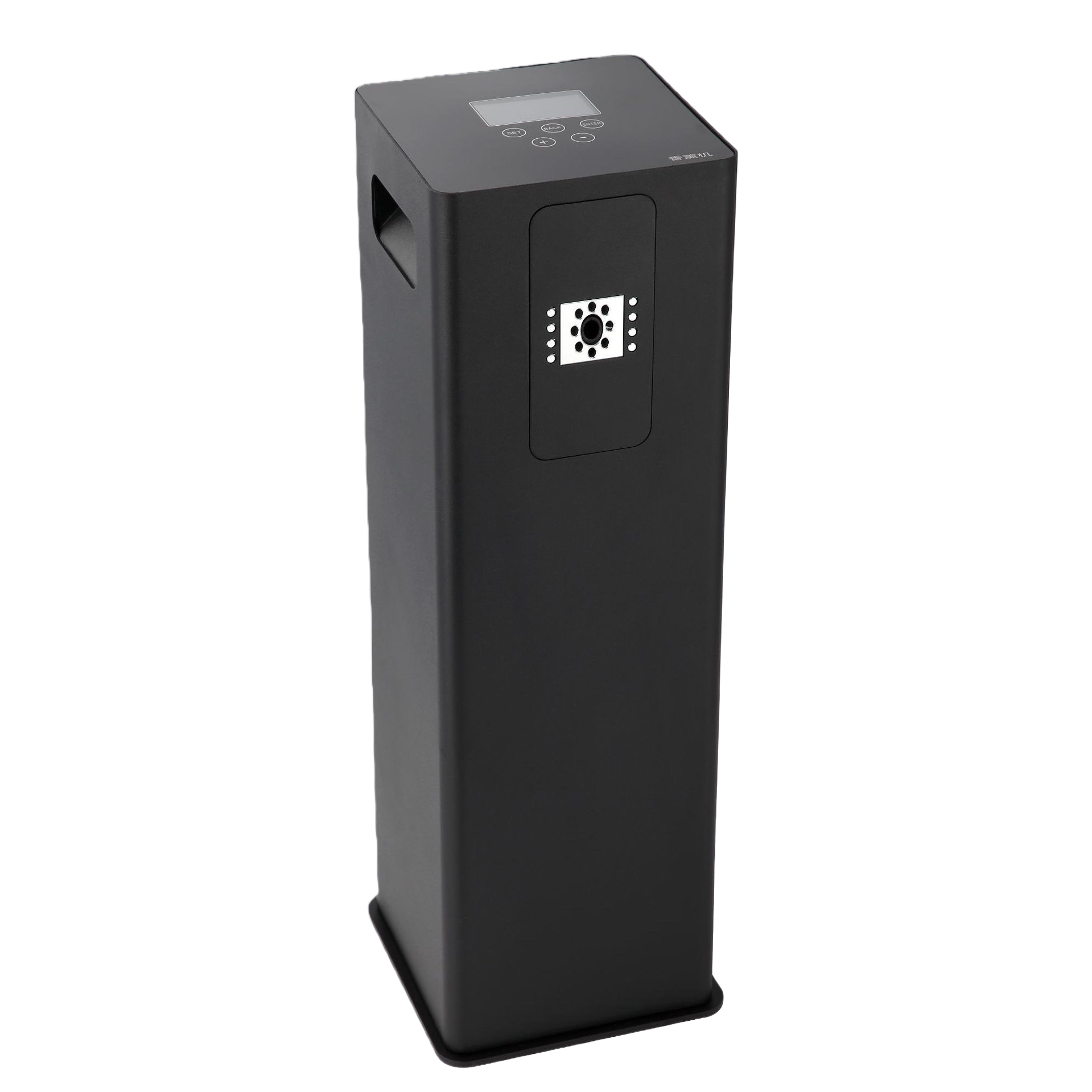 Black vertical aroma diffuser with silent humidification, aromatherapy diffuser for home and office use Item Picture