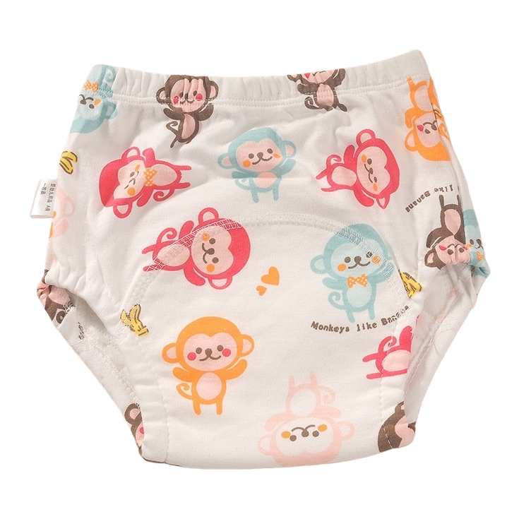Мультяшные детские трусы с изображением обезьяны Item Picture