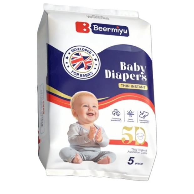 Beermiyu baby diaper special packaging bag is environmentally friendly, thickened, leak-proof and portable for storage Item Picture