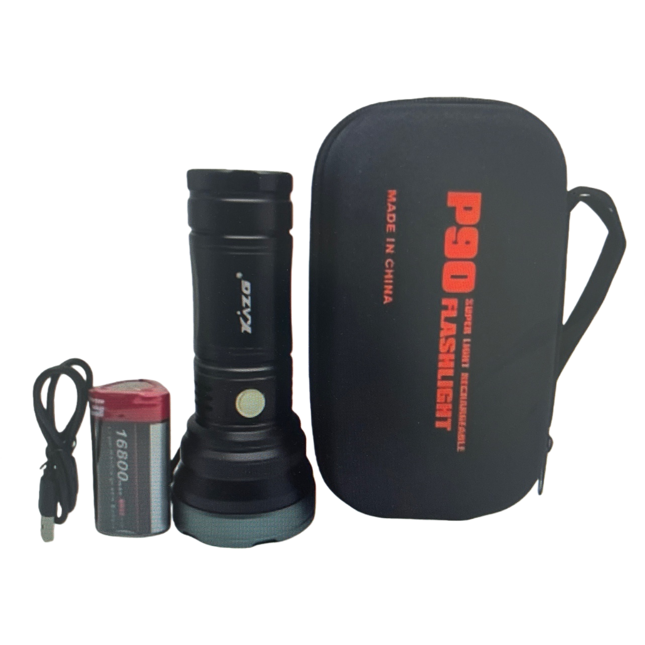 Aluminum alloy mini flashlight, USB charging, LED strong light, portable for outdoor use Item Picture