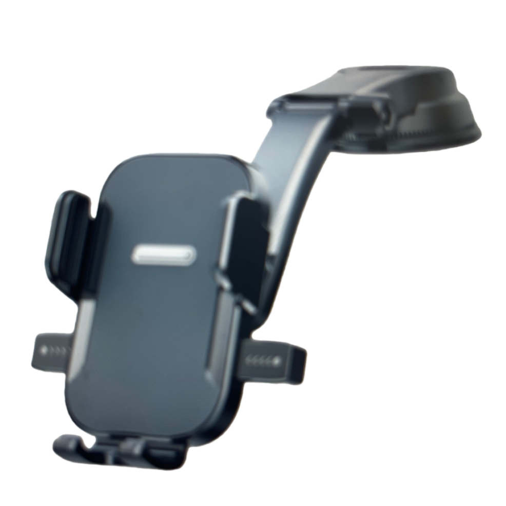 A dual-purpose adjustable silicone anti-slip phone stand for both car and desktop use Item Picture