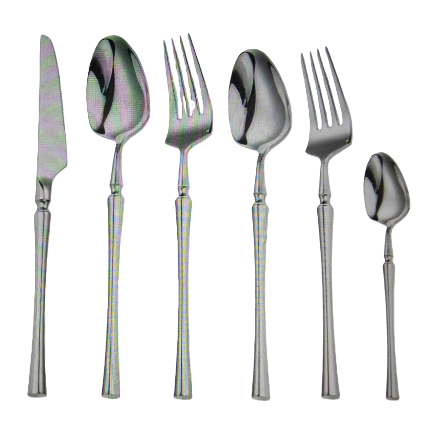 Silver tableware set, stainless steel household Western dining tableware gift box, 103646613 Item Picture
