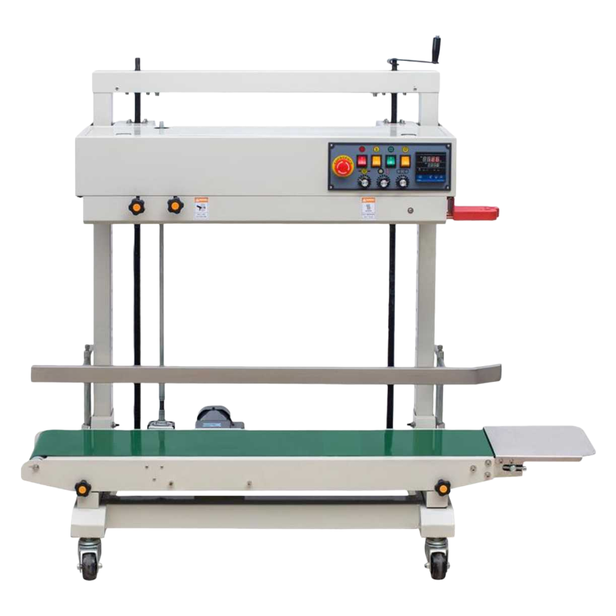 Industrial carton sealing machine, automatic lid folding and sealing equipment, packaging machinery Item Picture