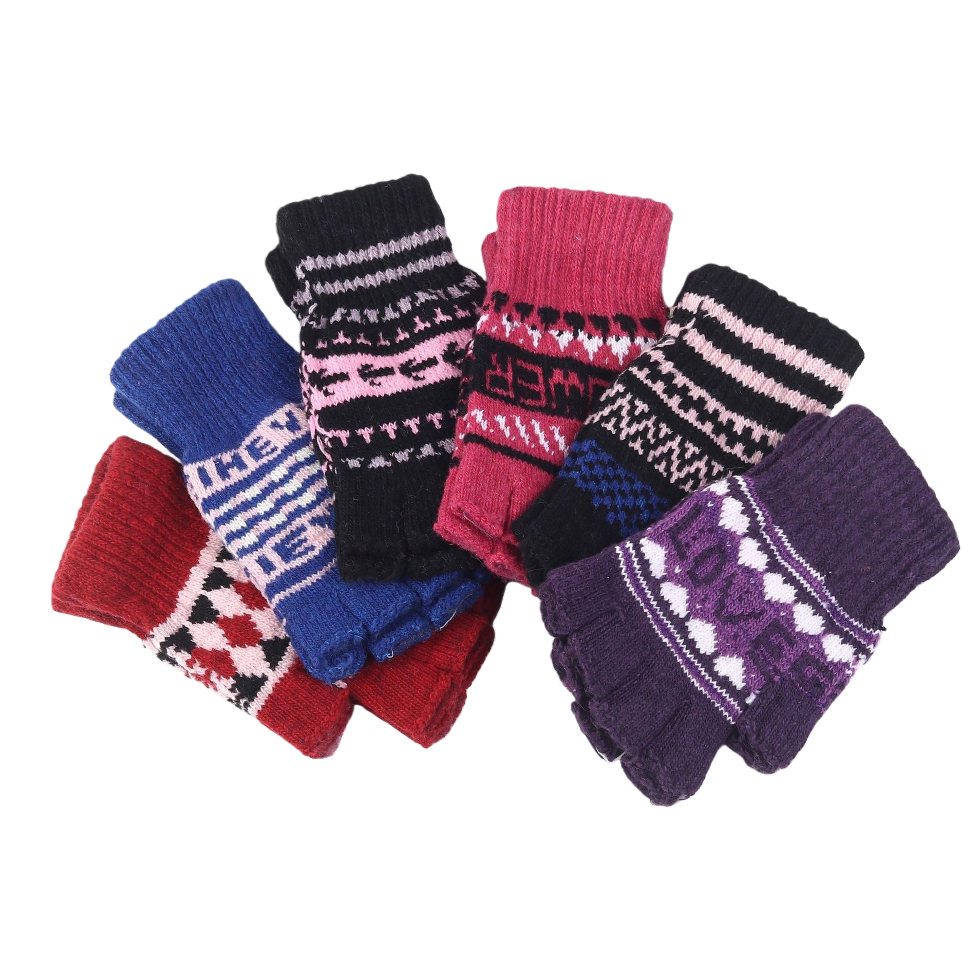 Guantes de punto caliente antideslizante Señora Otoño invierno slim protector de manos Item Picture