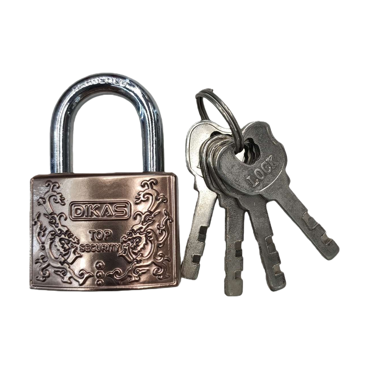Two zinc alloy metal padlocks with keys are specially designed for drawer and cabinet doors to prevent theft Item Picture