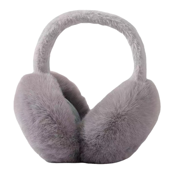 The grey plush ear cups are warm and cold-proof, and the adjustable headband is a must-have for winter Item Picture