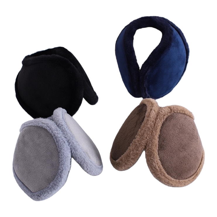 Soft and skin-friendly plush ear cups, thickened plush ear cups for indoor and outdoor warmth in winter Item Picture