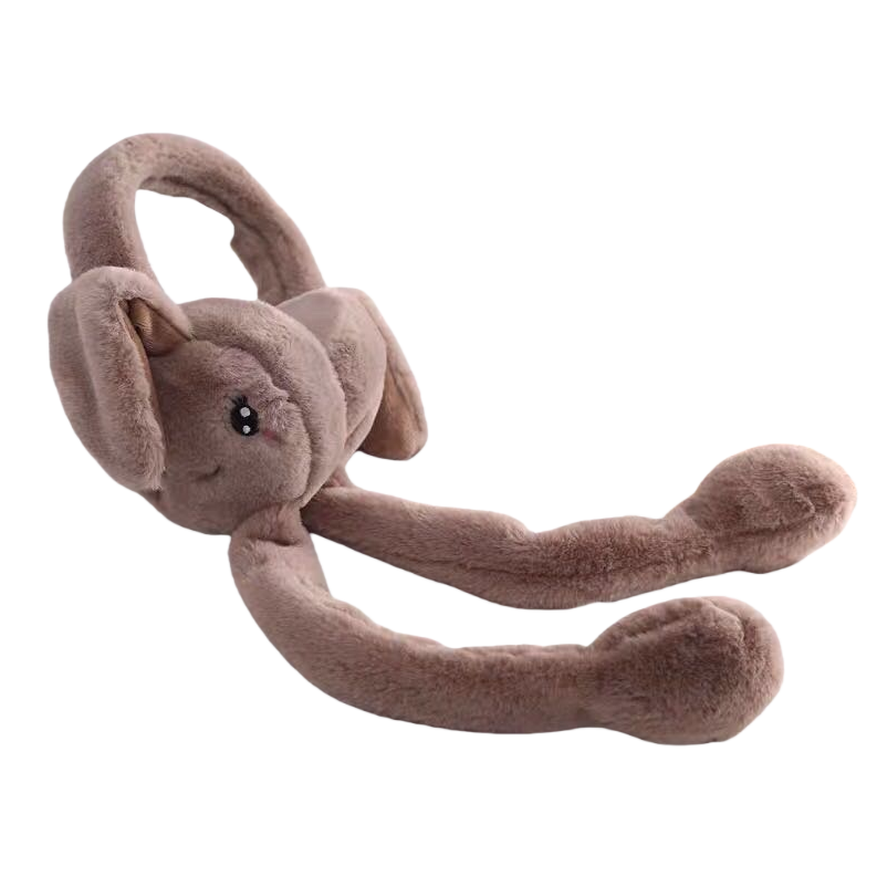 The plush toy rabbit ear cups are cute and warm. They are suitable for both children and adults Item Picture