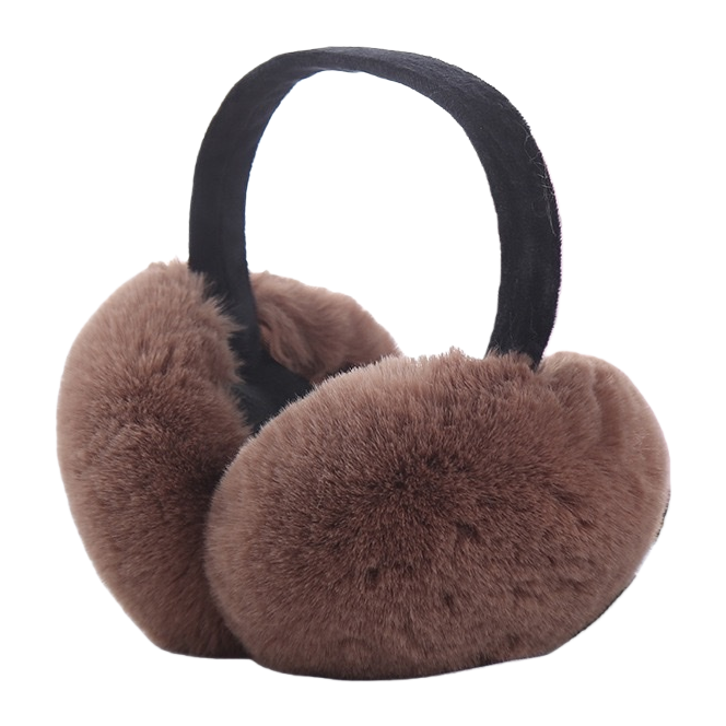 Thickened plush ear cups for warmth, winter cold-proof ear protectors Item Picture