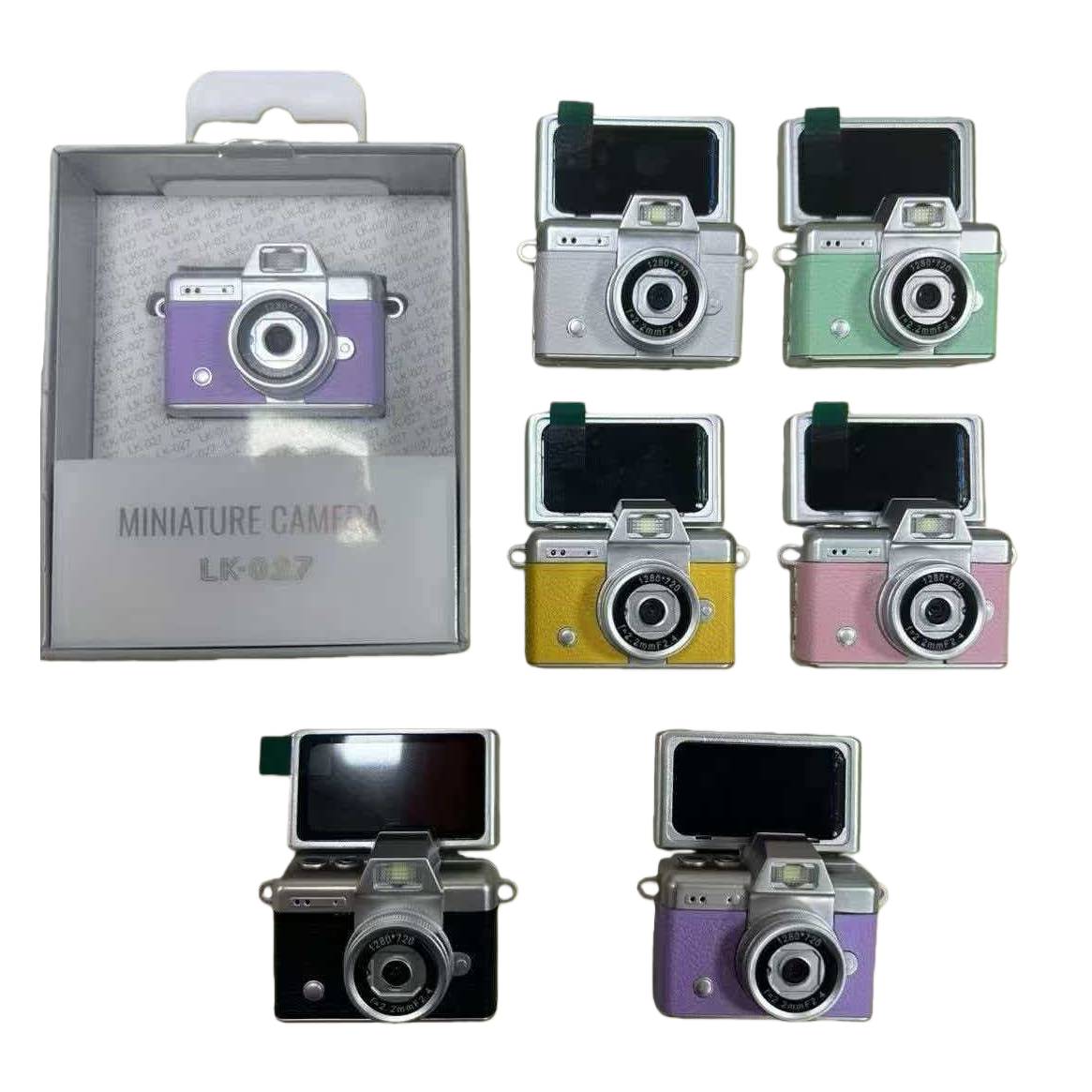 Mini camera, compact and portable, high-definition photography, retro film style creative gift Item Picture