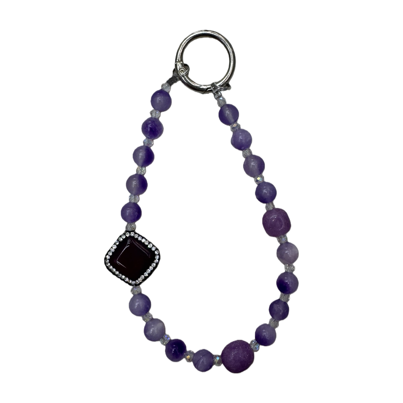 Purple bead bracelet for women is a simple, fashionable and versatile wrist accessory Item Picture