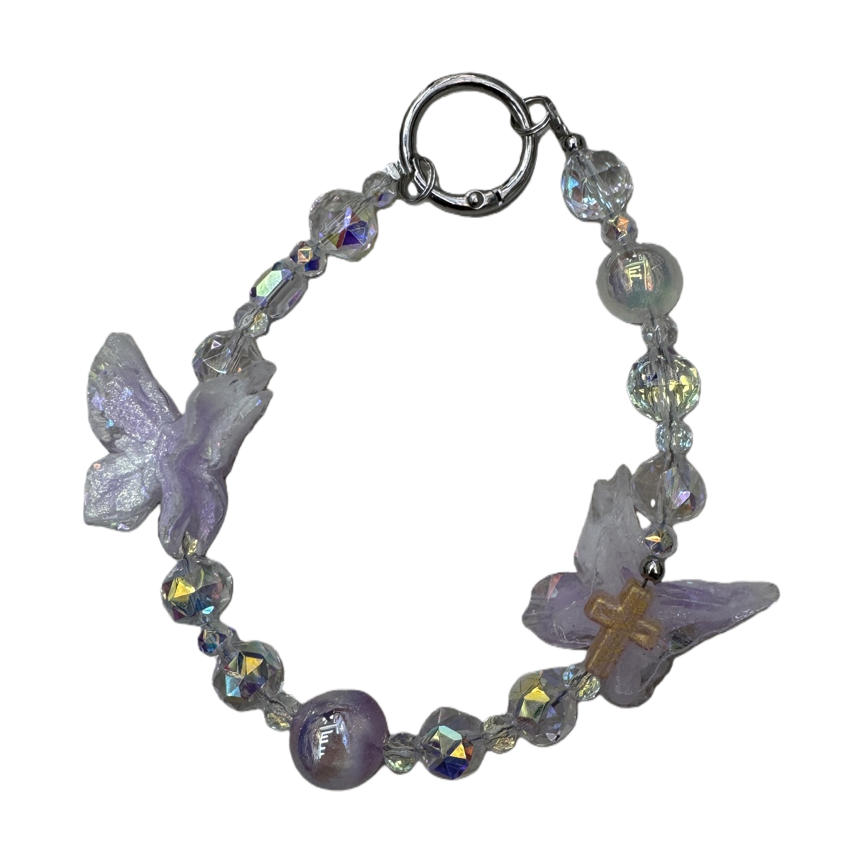 Crystal bead bracelet is a fashionable and versatile wrist accessory for women Item Picture