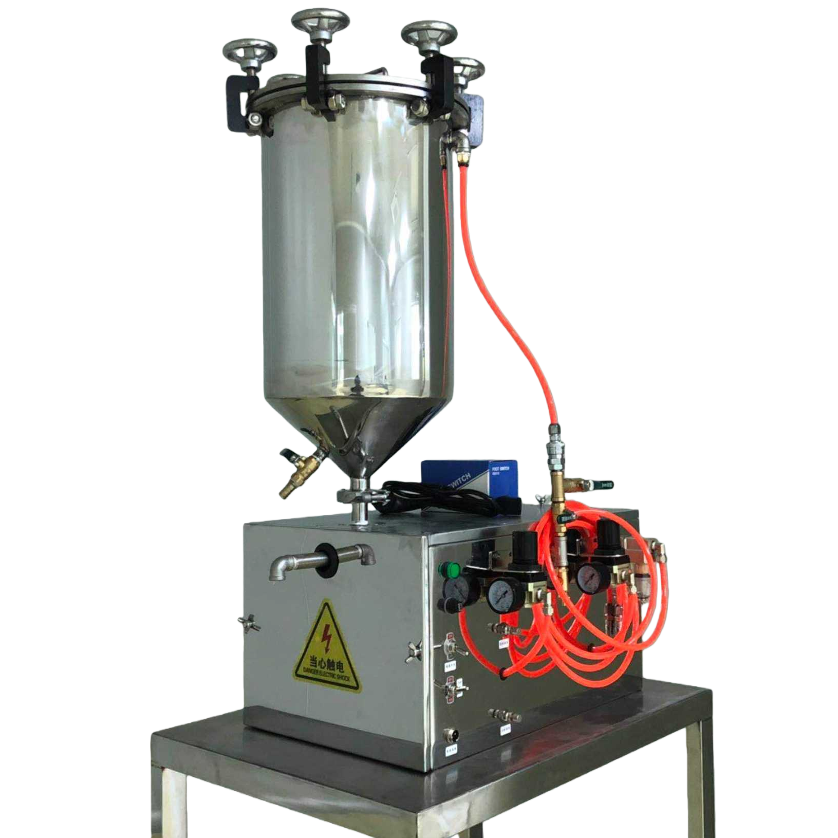 Stainless steel pressure vessel devices for industrial equipment, high-pressure corrosion-resistant, suitable for laboratories and chemical production lines Item Picture