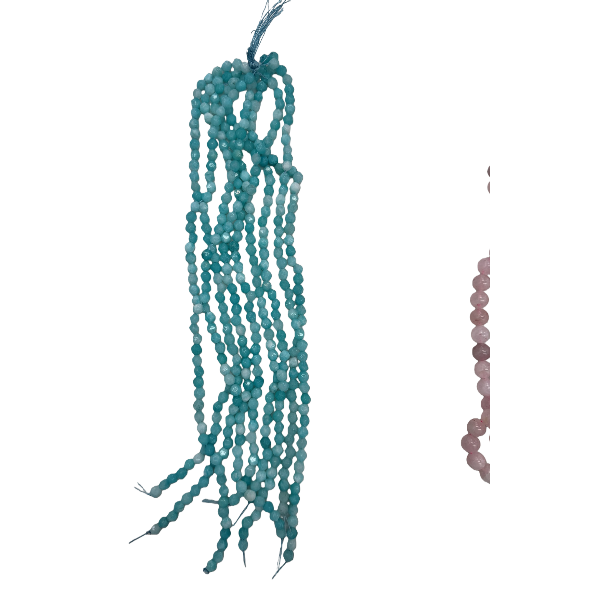 Blue bead string hand-woven natural stone bead string jewelry accessory Item Picture