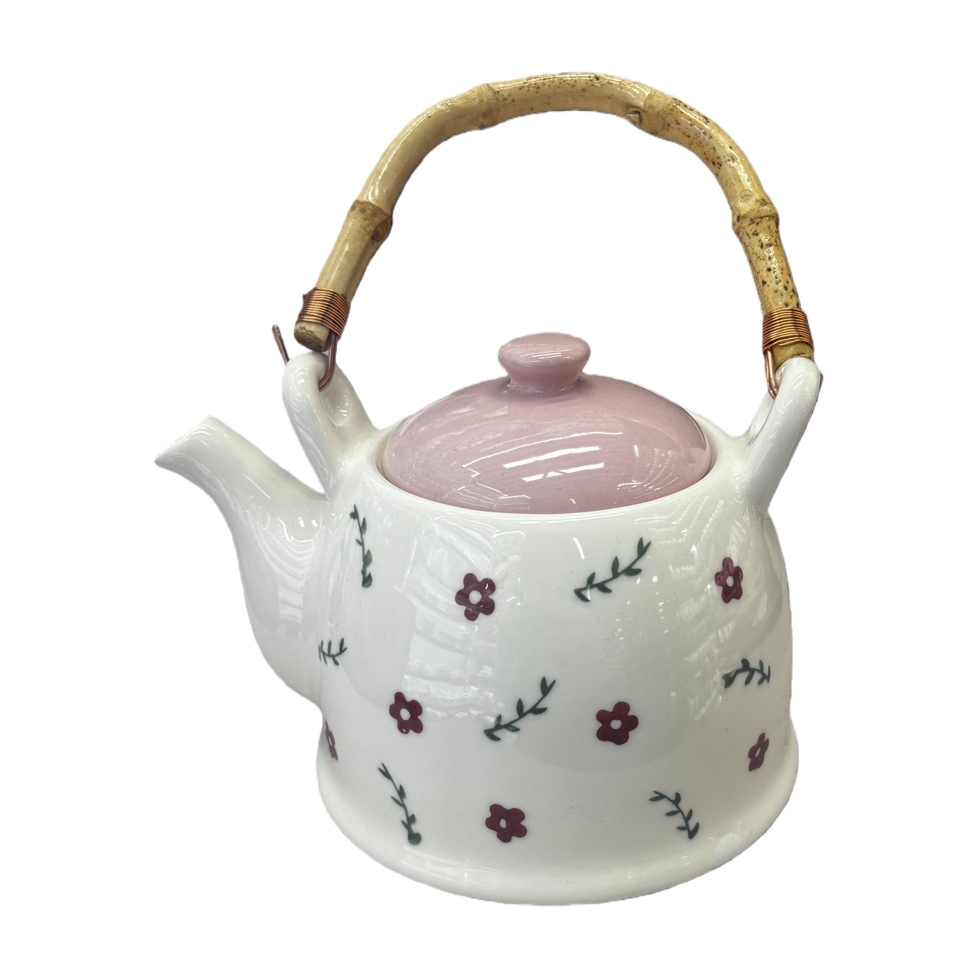 Ceramic teapot, hand-molded underglaze color tea set, household brewing teapot Item Picture