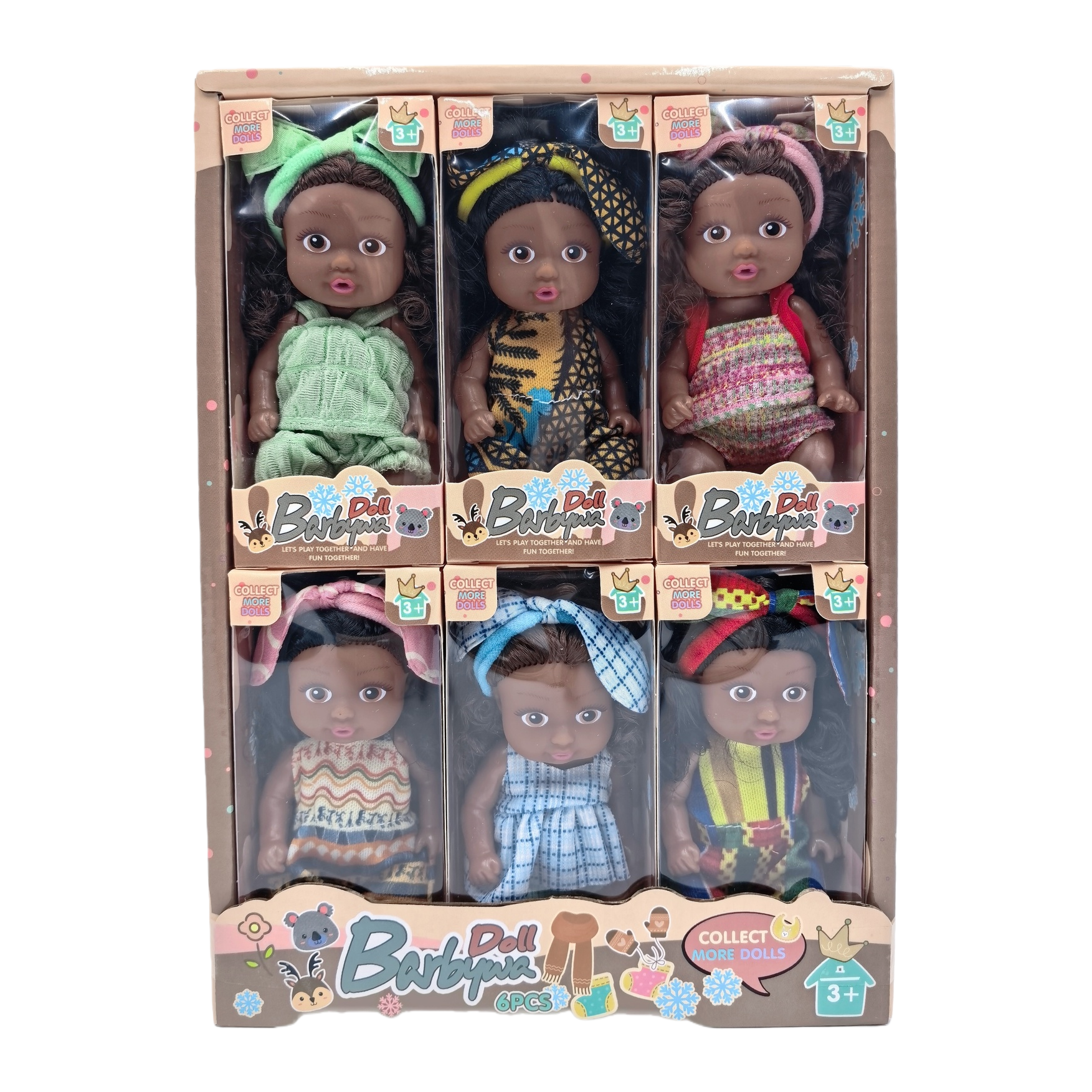 The Barbyua doll set can be exchanged for girl dolls with accessories Item Picture