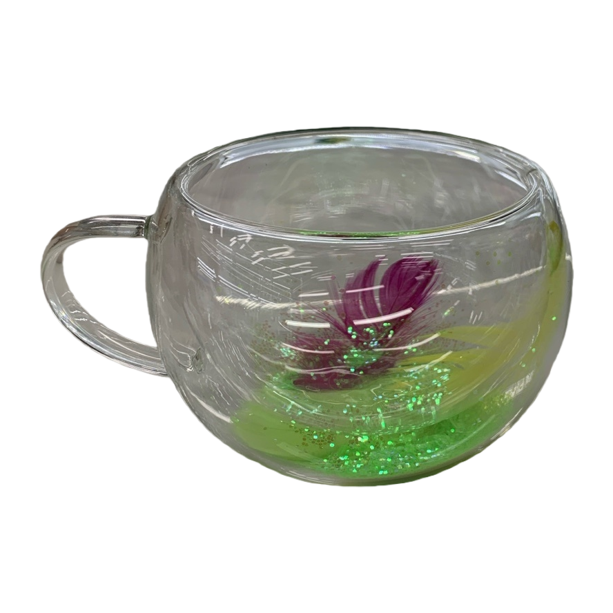 Transparent glass cup, high borosilicate heat-resistant and anti-scald water cup, household simple style tea cup Item Picture