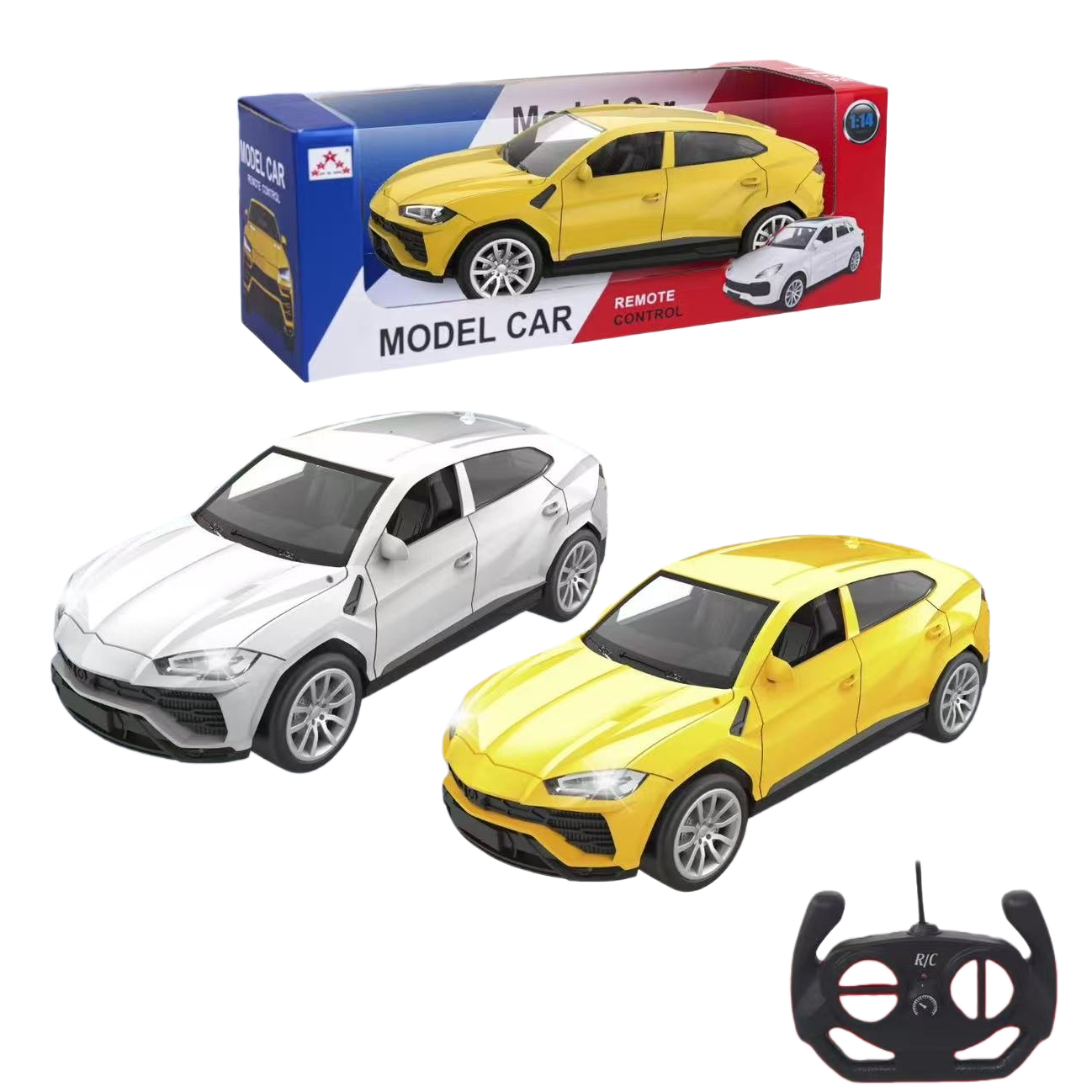 Remote control car model, alloy body, remote control off-road toy, suitable for children and adults to collect Item Picture