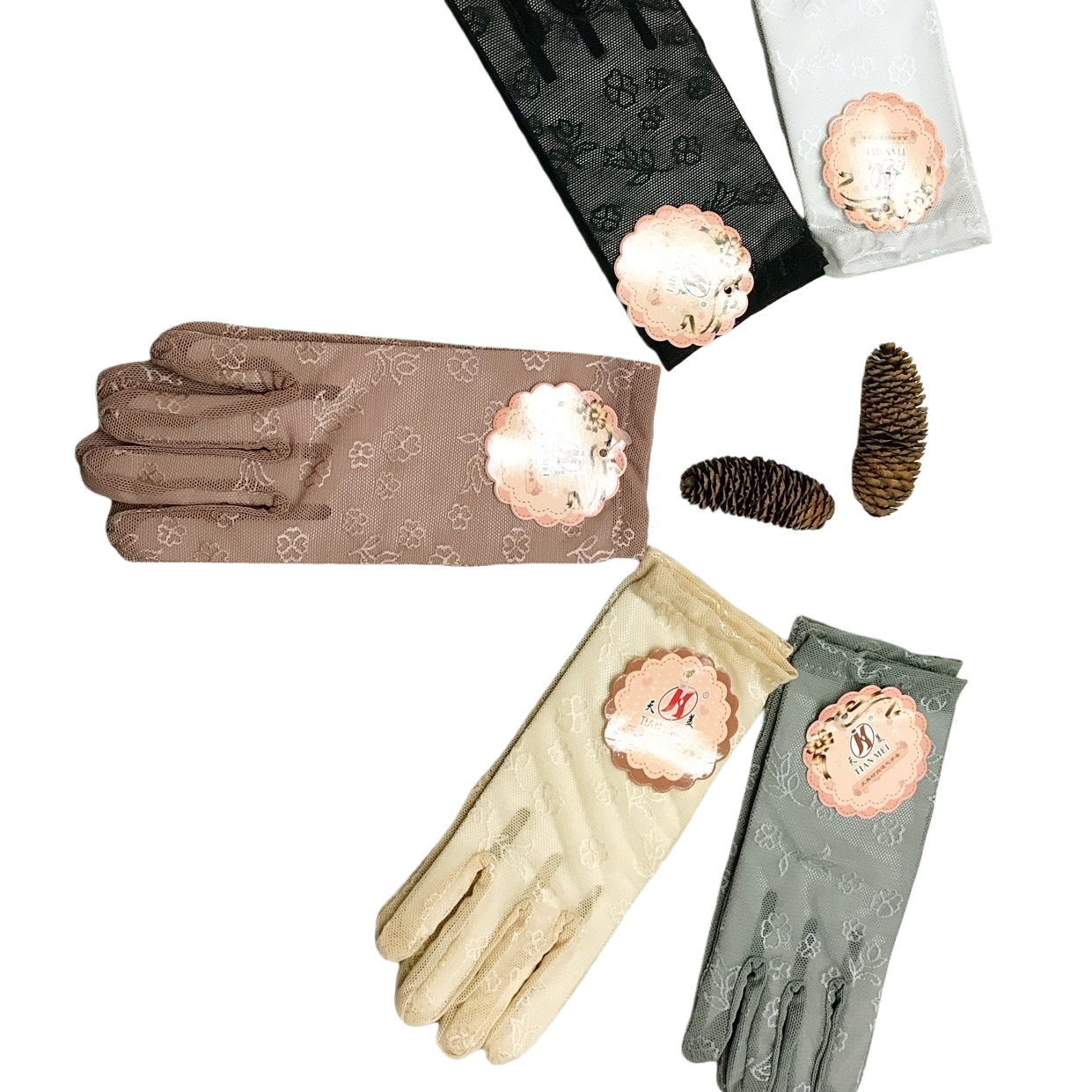 Fashionable gloves for women: Thick and warm knitted gloves for autumn and winter Item Picture