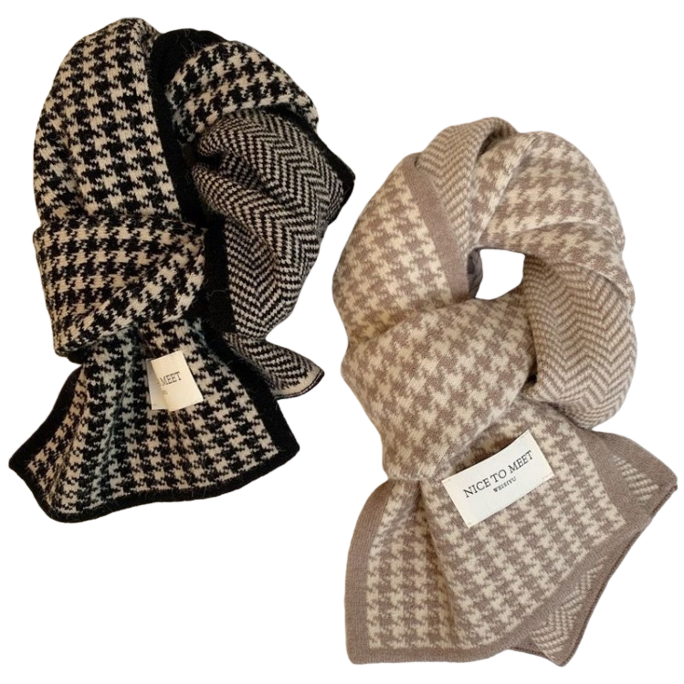 Algodón bufanda térmica hombre y mujer mismo otoño invierno engrosado tira larga bufanda de punto Item Picture