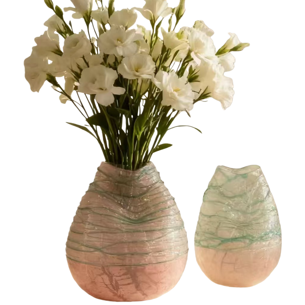 Nordic-style ceramic vases for living room flower arrangements and decorative items, high-quality appearance level home flower vases Item Picture