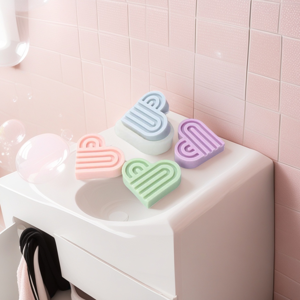 Heart-shaped letter candle, sweet element decorative candle, 3D stereoscopic shape birthday party supplies