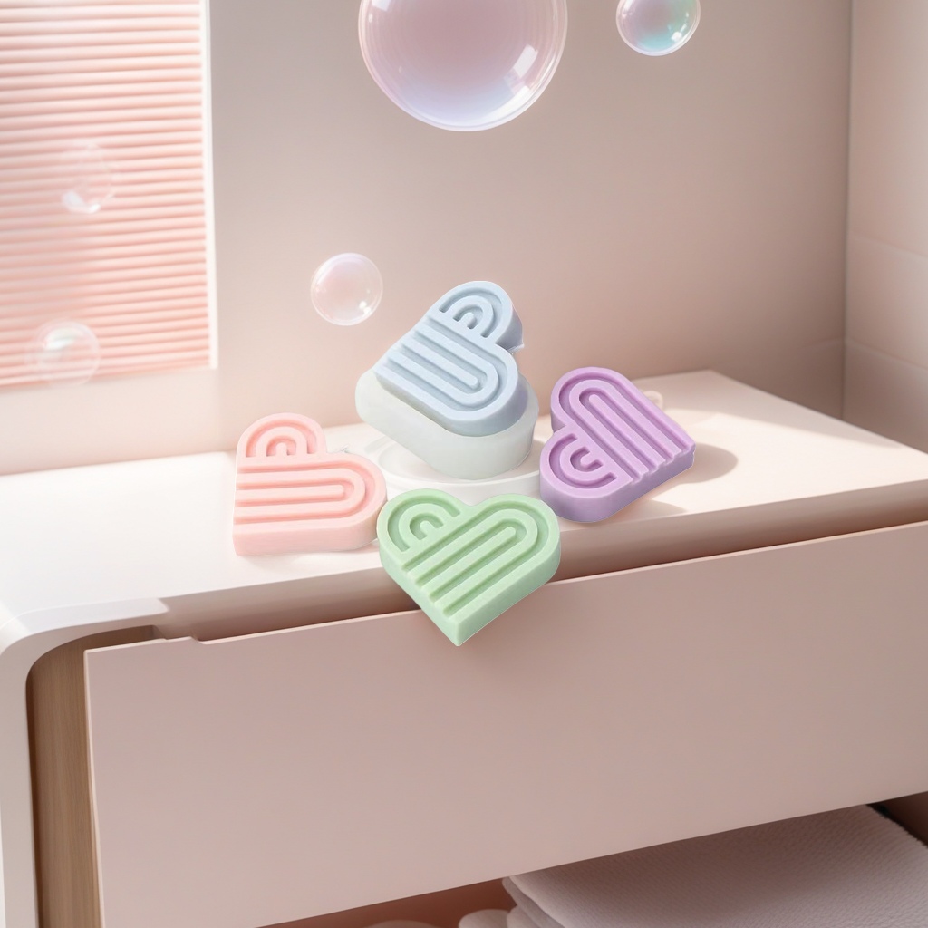 Heart-shaped letter candle, sweet element decorative candle, 3D stereoscopic shape birthday party supplies details Picture