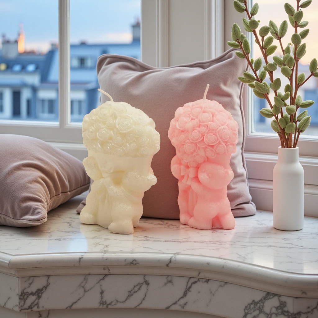 Bear-shaped scented candles are cute and fun home decoration candles Application Scenario