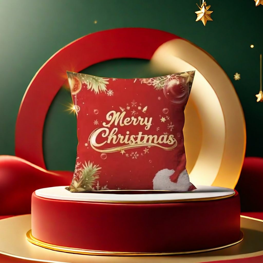 Festive decorative throw pillows, soft furnishings for living rooms and bedrooms, fabric cushions, and home atmosphere decor details Picture