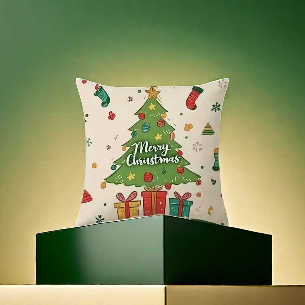 Christmas-themed plush cushions are the top choice for holiday decoration and home soft furnishings as gifts details Picture