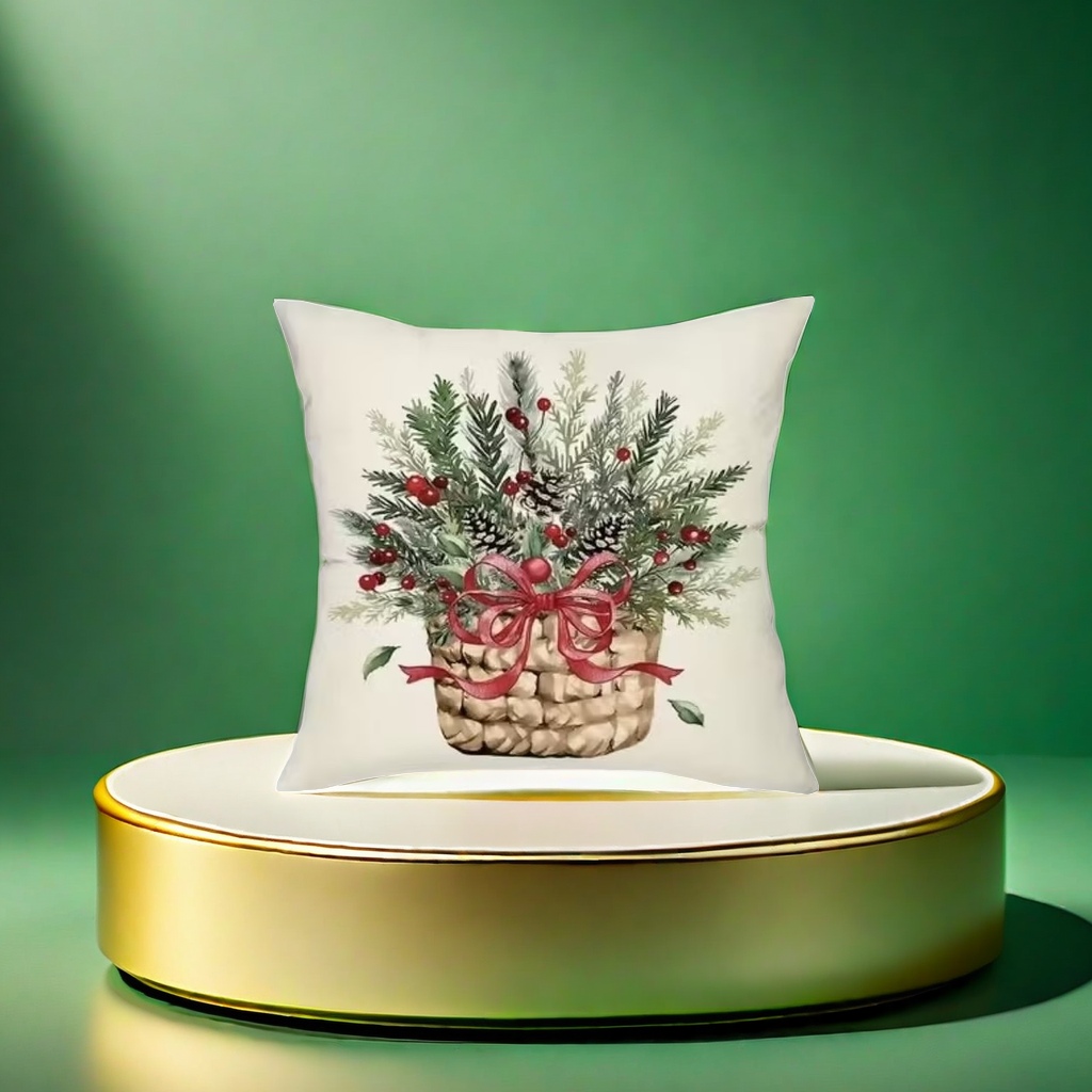 The Christmas-themed plush cushions for home decoration create a soft and comfortable festive atmosphere Specification image