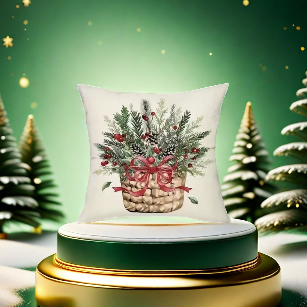 The Christmas-themed plush cushions for home decoration create a soft and comfortable festive atmosphere details Picture