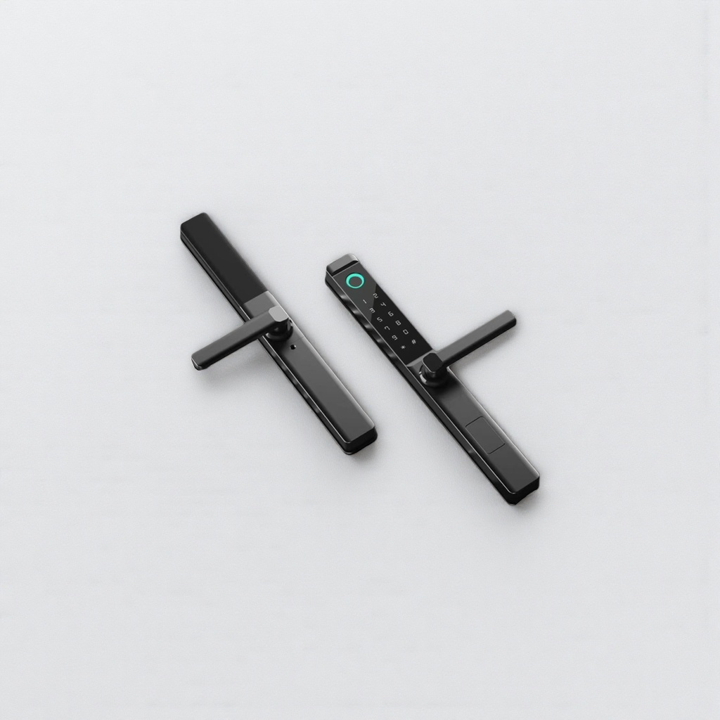 Smart door lock, fingerprint password, facial recognition security, home anti-theft lock Specification image