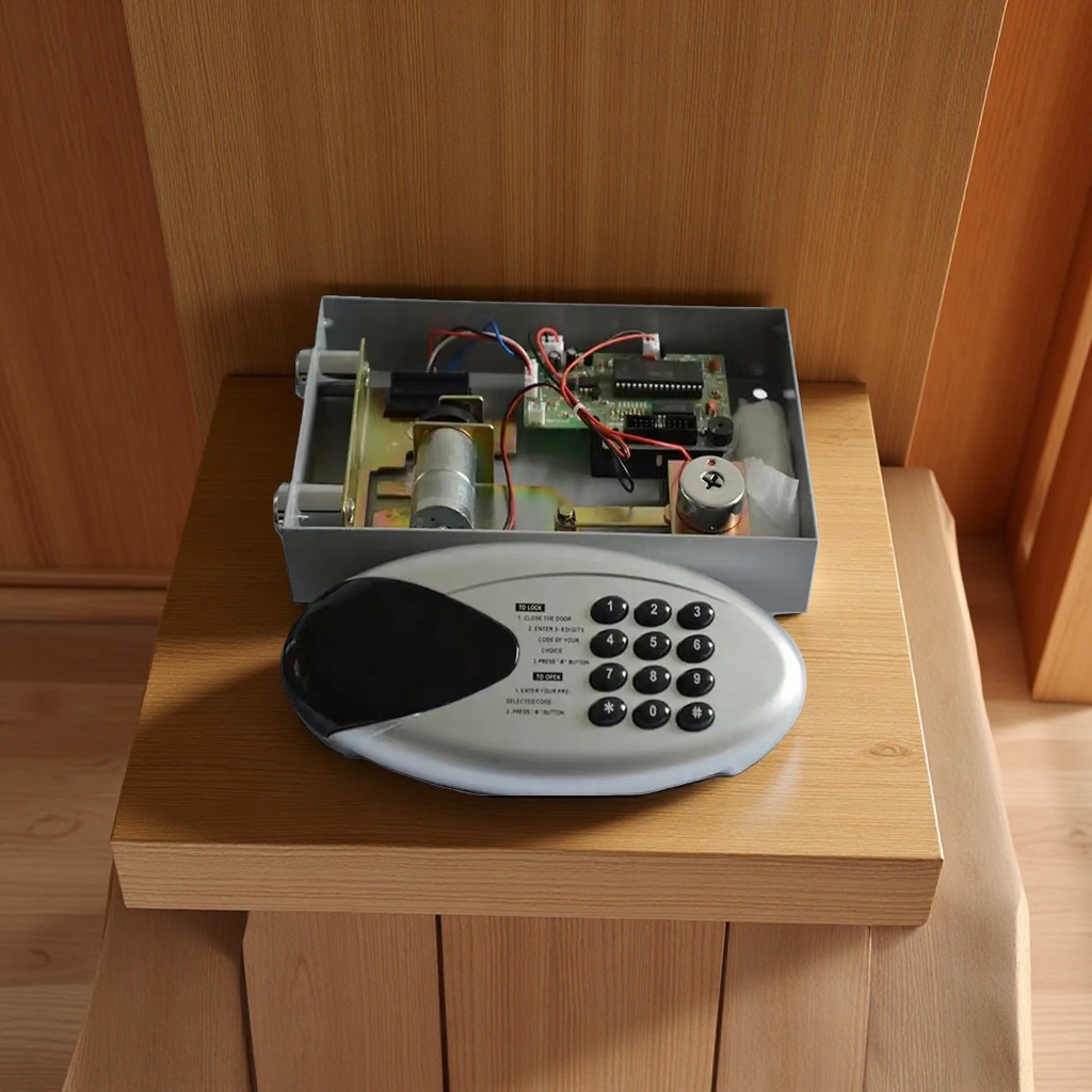 Electronic lock, smart fingerprint password lock, door lock, household anti-theft lock details Picture