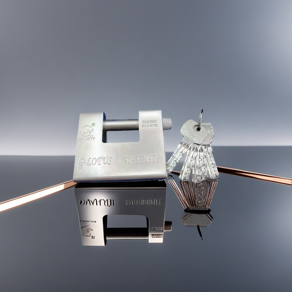 Two metal padlocks with keys, anti-theft padlocks, thickened anti-picking padlocks with lock bodies, 140612683