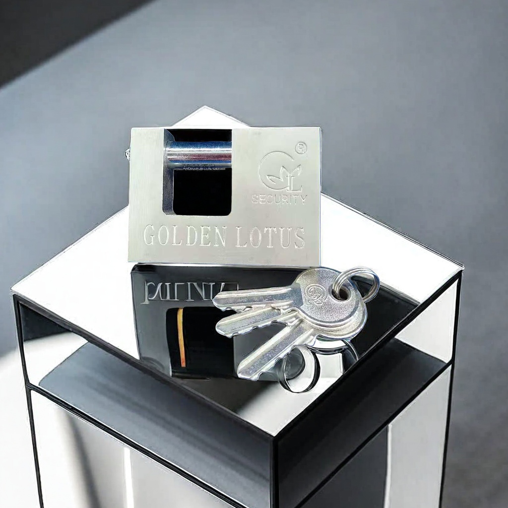 Metal padlock key type padlock, 3 keys with lock body, household anti-theft padlock Application Scenario