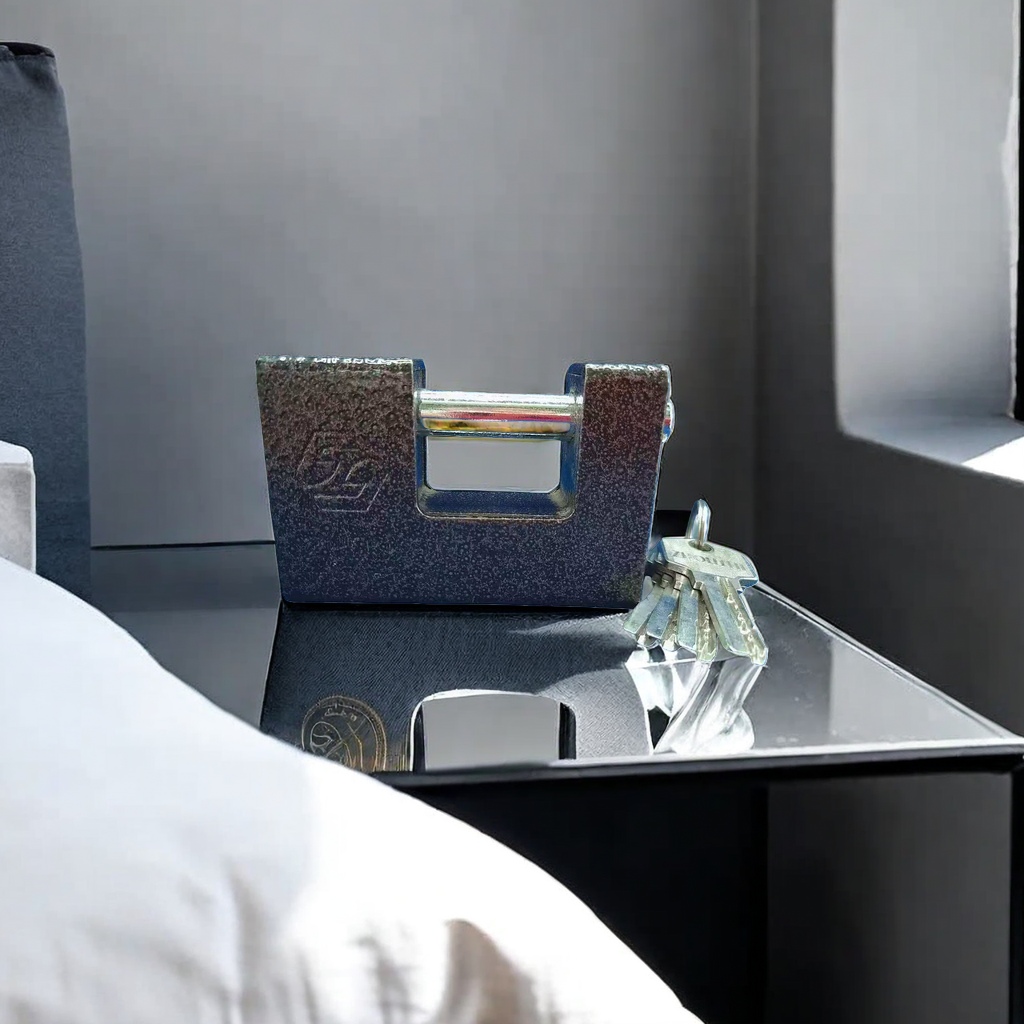 Metal padlock key model: 2 keys for convenient lock matching, anti-theft padlock Application Scenario
