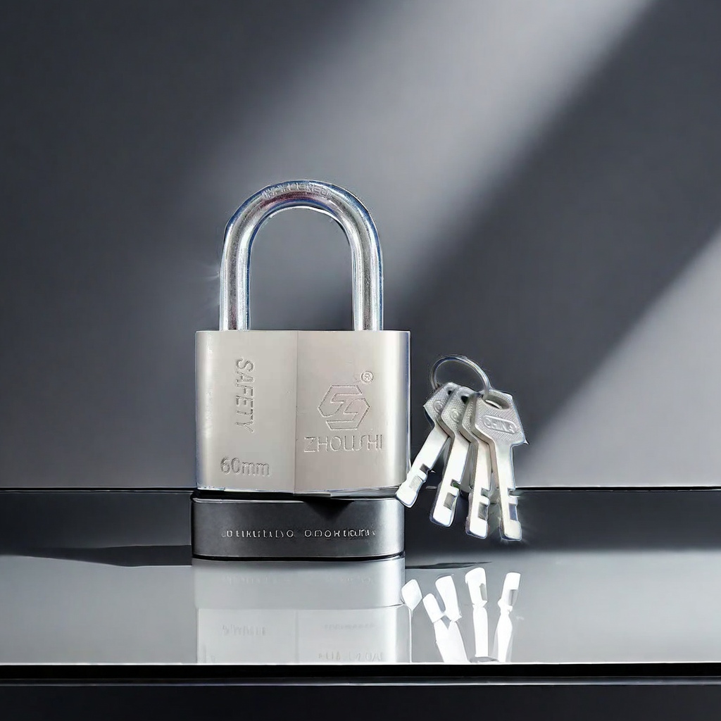 Metal padlock key model: 2 locks with 2 keys for home anti-theft hanging lock Application Scenario
